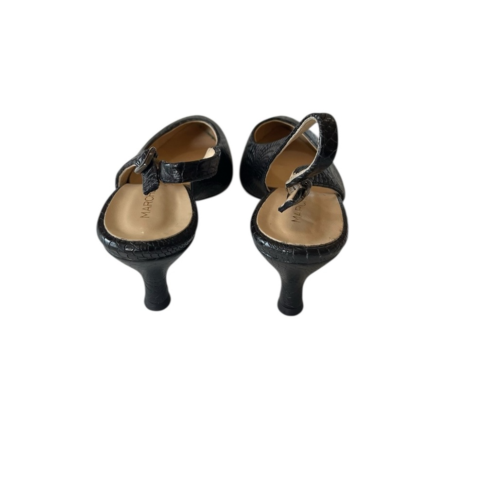 Elegant Black Slingback Heels - Picture 6 of 8
